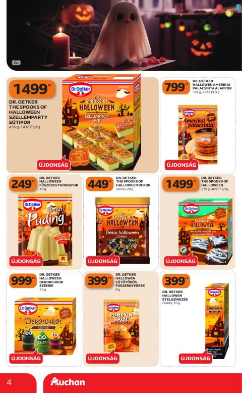 AUCHAN Hipermarket Halloweeni ajánlataink akciós újság
