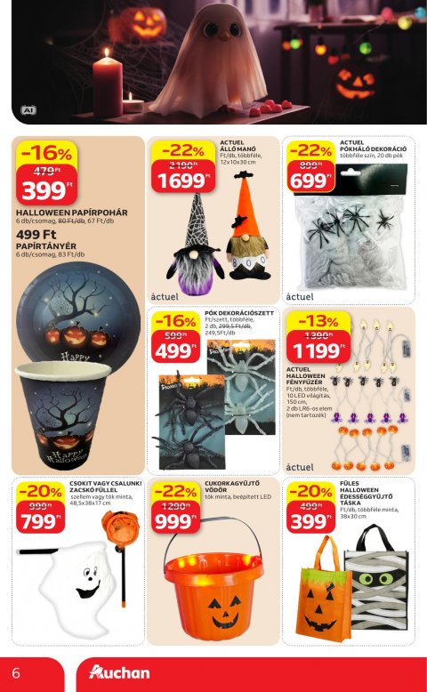 AUCHAN Hipermarket Halloweeni ajánlataink akciós újság