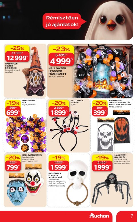 AUCHAN Hipermarket Halloweeni ajánlataink akciós újság