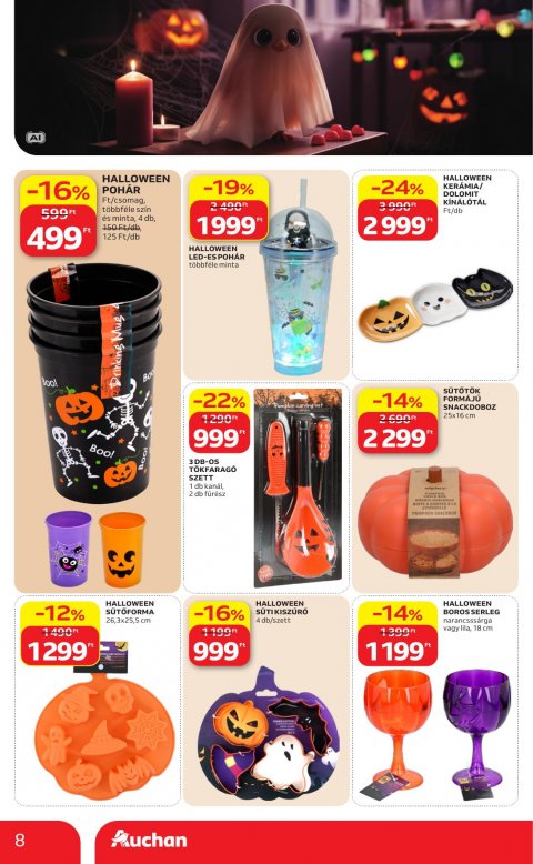AUCHAN Hipermarket Halloweeni ajánlataink akciós újság