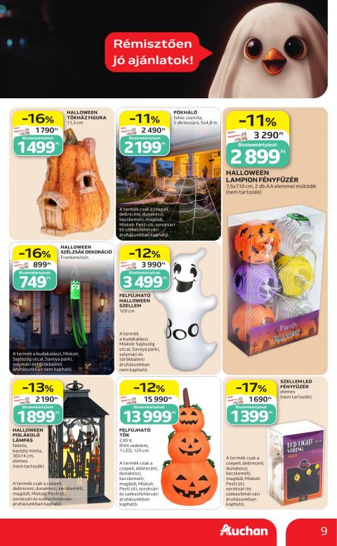 AUCHAN Hipermarket Halloweeni ajánlataink akciós újság