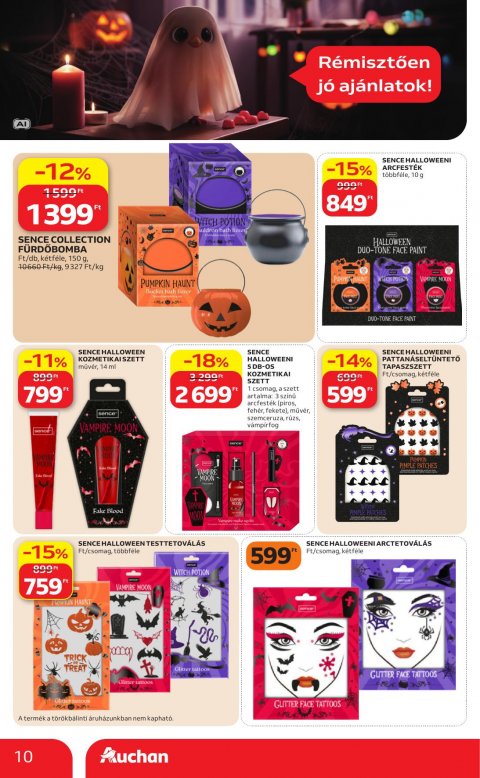 AUCHAN Hipermarket Halloweeni ajánlataink akciós újság