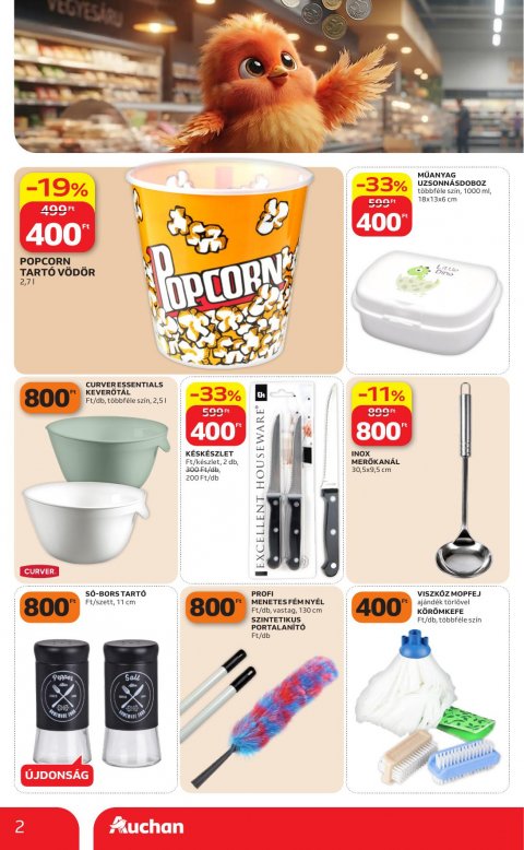 AUCHAN Hipermarket Filléres ajánlataink akciós újság
