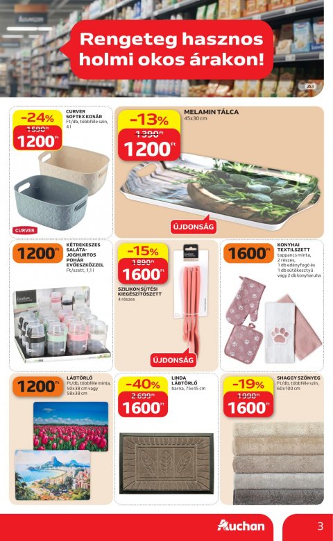 AUCHAN Hipermarket Filléres ajánlataink akciós újság