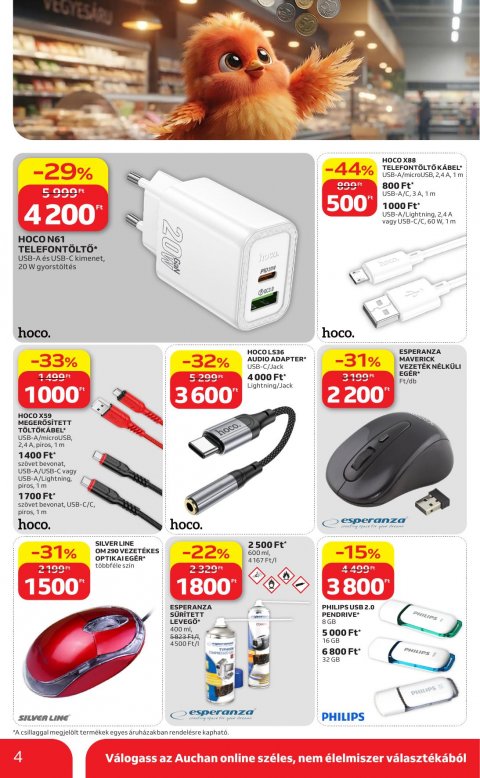 AUCHAN Hipermarket Filléres ajánlataink akciós újság