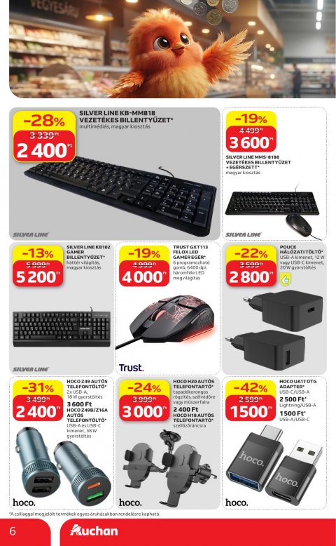 AUCHAN Hipermarket Filléres ajánlataink akciós újság