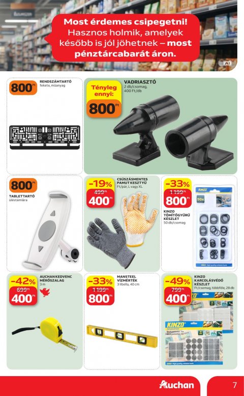 AUCHAN Hipermarket Filléres ajánlataink akciós újság