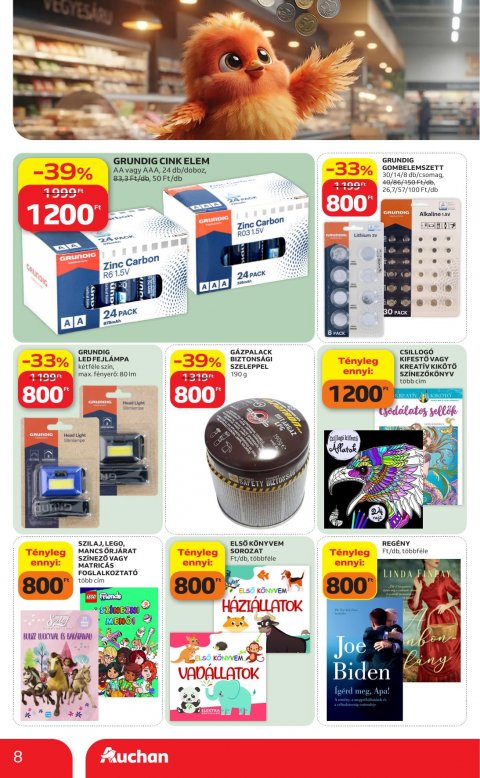 AUCHAN Hipermarket Filléres ajánlataink akciós újság