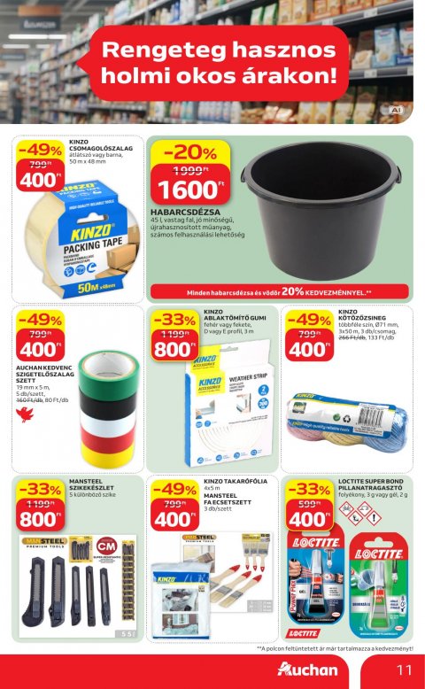 AUCHAN Hipermarket Filléres ajánlataink akciós újság
