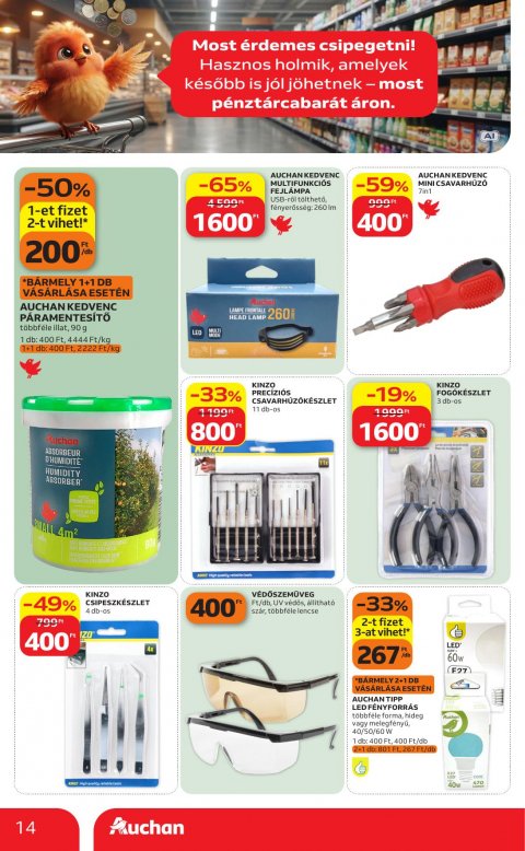 AUCHAN Hipermarket Filléres ajánlataink akciós újság