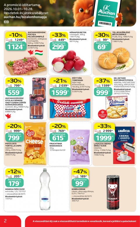 AUCHAN Szupermarket Heti ajánlataink akciós újság