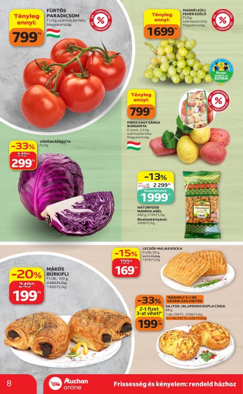 AUCHAN Szupermarket Heti ajánlataink akciós újság
