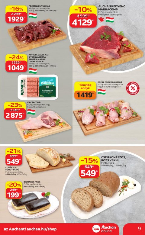 AUCHAN Szupermarket Heti ajánlataink akciós újság