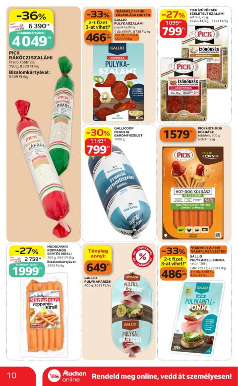 AUCHAN Szupermarket Heti ajánlataink akciós újság