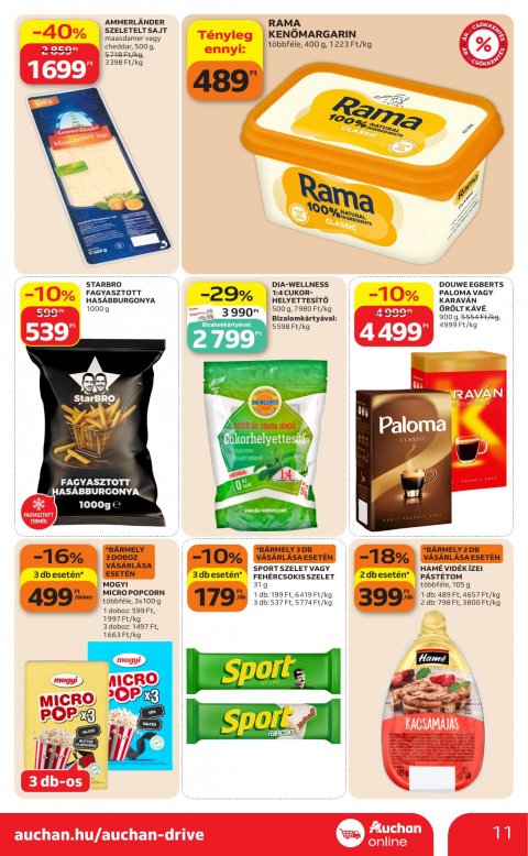 AUCHAN Szupermarket Heti ajánlataink akciós újság
