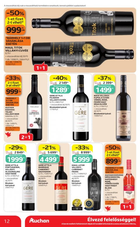 AUCHAN Szupermarket Heti ajánlataink akciós újság