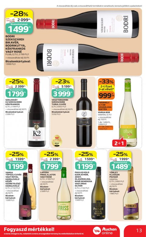 AUCHAN Szupermarket Heti ajánlataink akciós újság