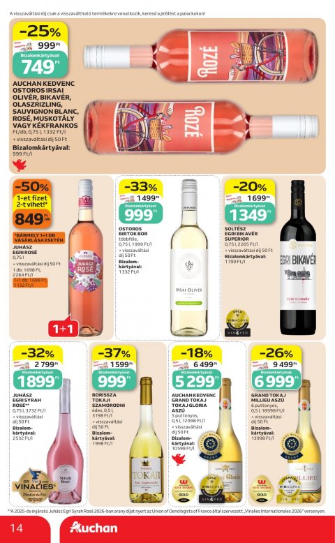 AUCHAN Szupermarket Heti ajánlataink akciós újság