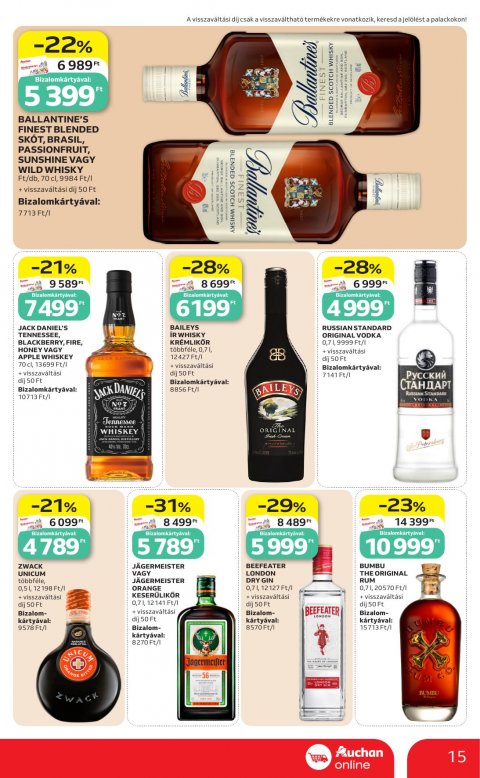 AUCHAN Szupermarket Heti ajánlataink akciós újság