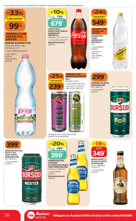 AUCHAN Szupermarket Heti ajánlataink akciós újság