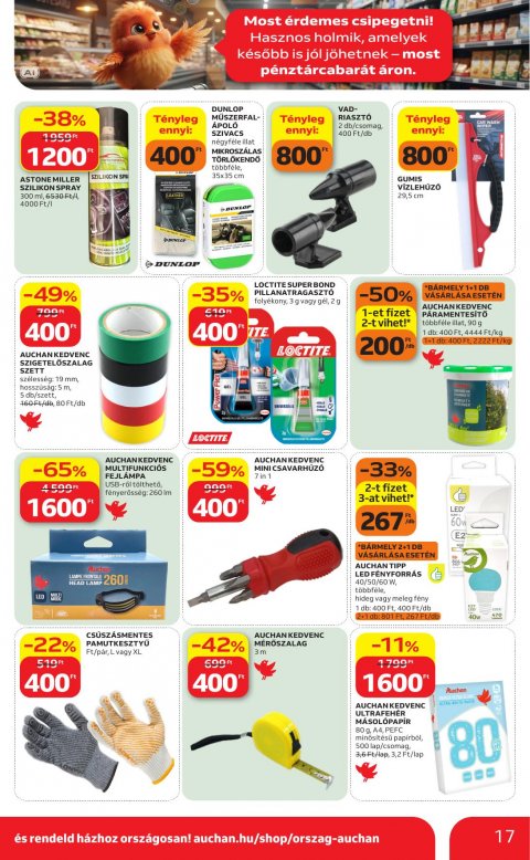 AUCHAN Szupermarket Heti ajánlataink akciós újság