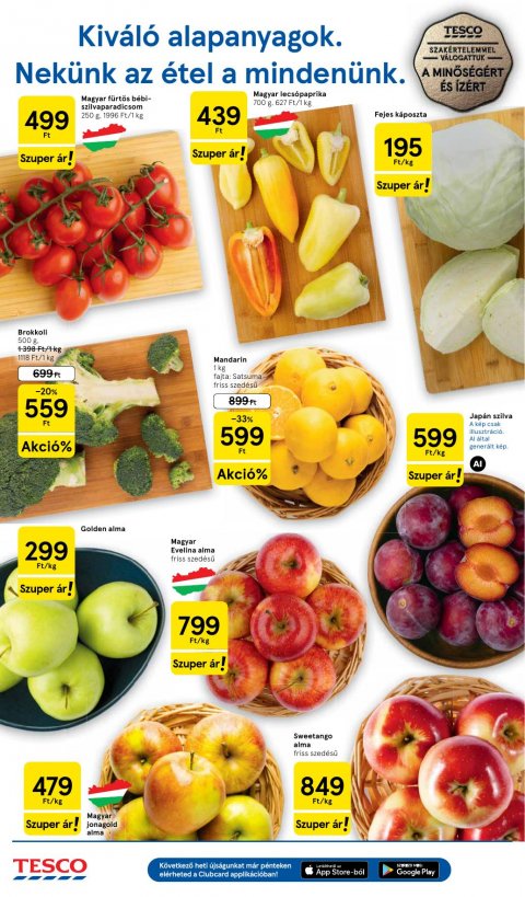 TESCO Hipermarket akciós újság