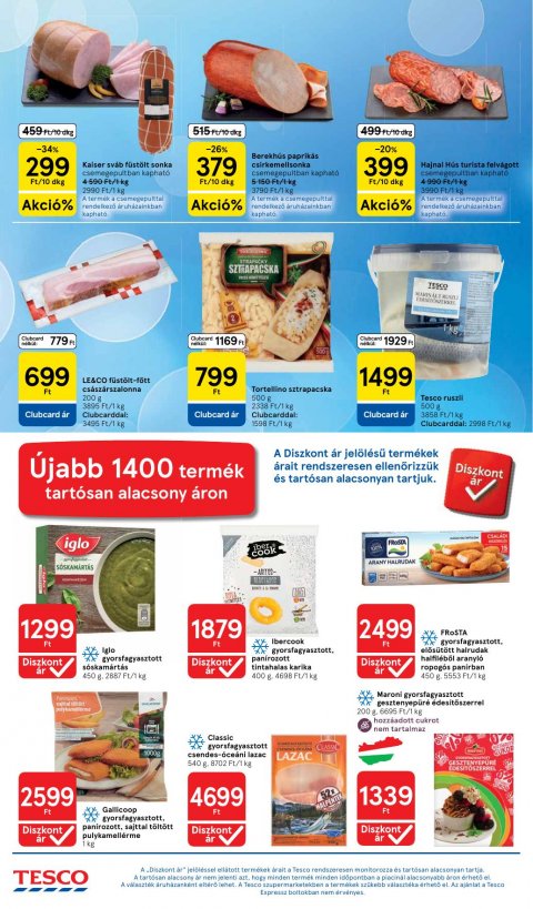 TESCO Hipermarket akciós újság