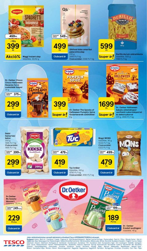 TESCO Hipermarket akciós újság