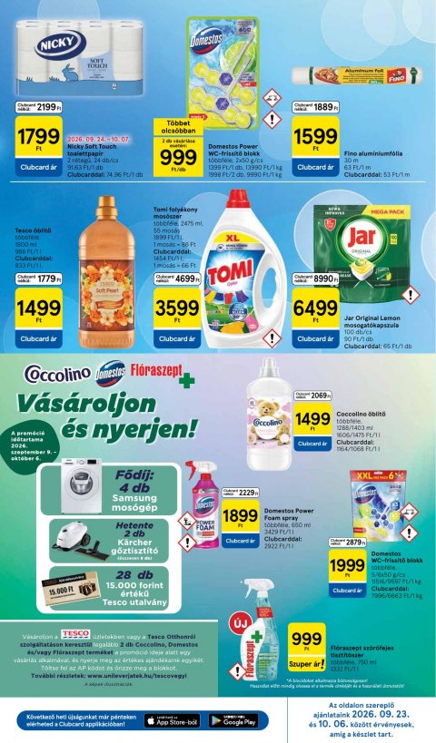 TESCO Hipermarket akciós újság