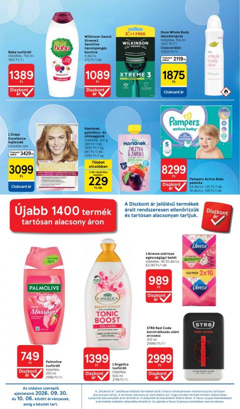 TESCO Hipermarket akciós újság
