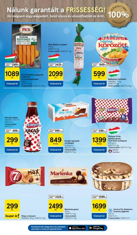 TESCO Szupermarket akciós újság