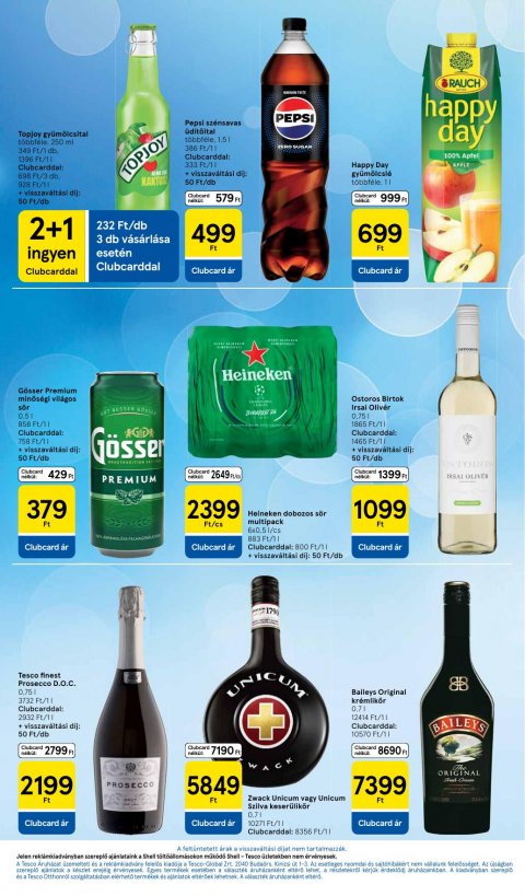 TESCO Szupermarket akciós újság