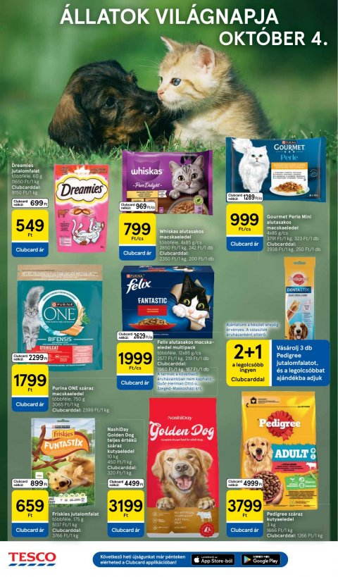 TESCO Szupermarket akciós újság