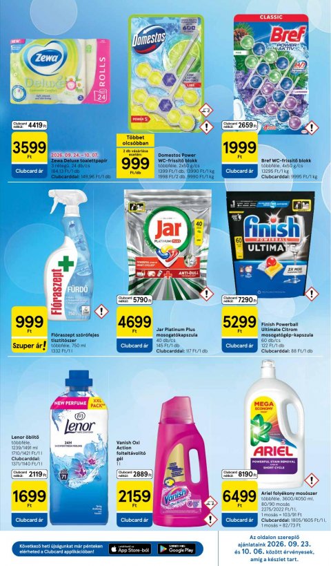 TESCO Szupermarket akciós újság