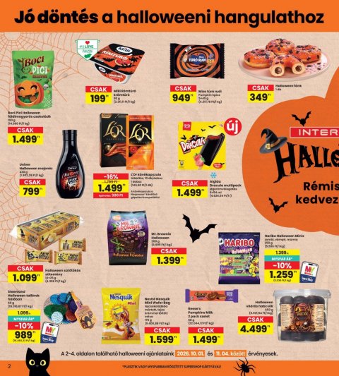 INTERSPAR szórólap akciós újság
