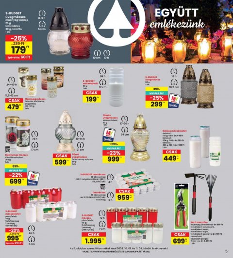 INTERSPAR szórólap akciós újság