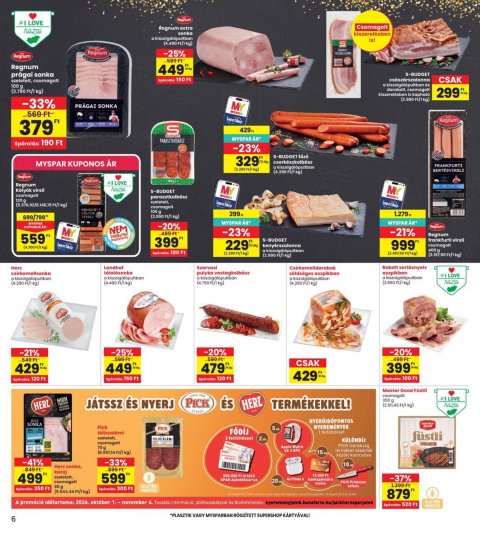 INTERSPAR szórólap akciós újság
