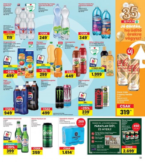 INTERSPAR szórólap akciós újság