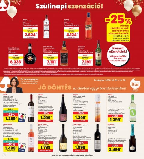 INTERSPAR szórólap akciós újság