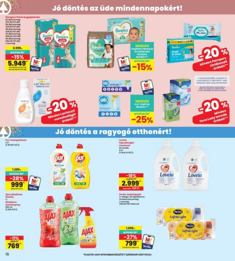 INTERSPAR szórólap akciós újság