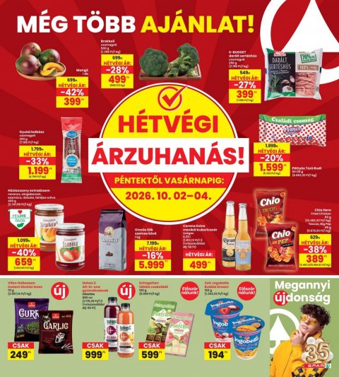 INTERSPAR szórólap akciós újság