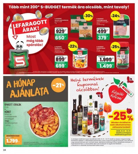 INTERSPAR szórólap akciós újság