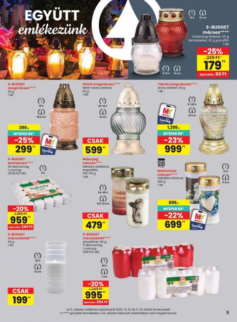 SPAR szórólap akciós újság