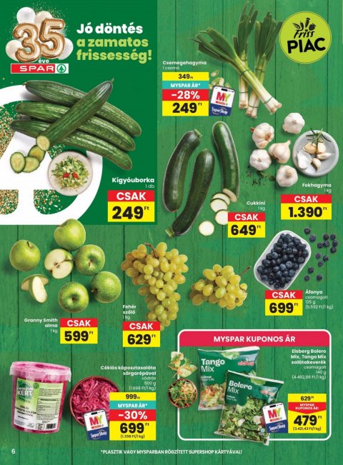 SPAR szórólap akciós újság