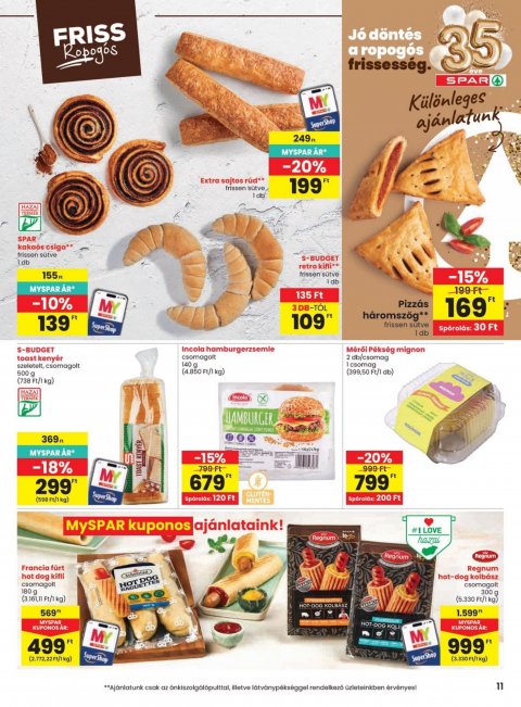 SPAR szórólap akciós újság