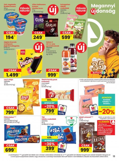 SPAR szórólap akciós újság