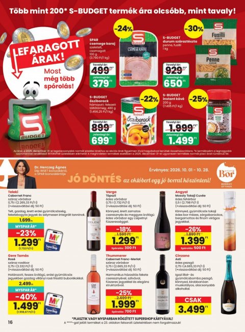SPAR szórólap akciós újság