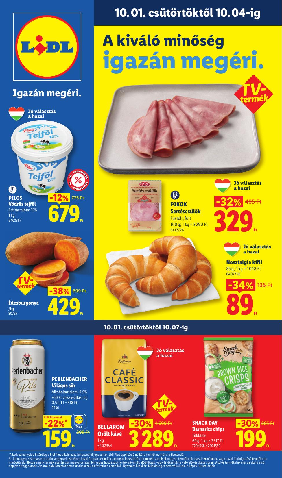 LIDL akciós újság od 1. 10. 2026 do 7. 10. 2026