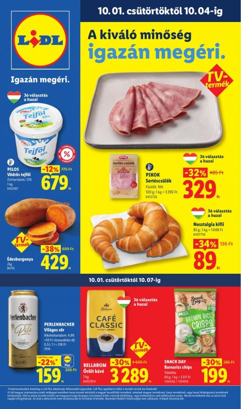 LIDL akciós újság od 1. 10. 2026 do 7. 10. 2026