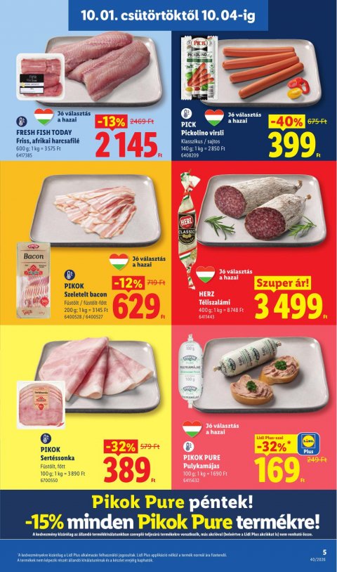 LIDL akciós újság